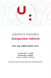 Inaugurace prof. Libora Čapka, nového rektora Univerzity Pardubice