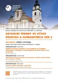 Workshop pro středoškolské vyučující dějepisu a humanitních předmětů 