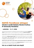 Povídkový oktagon Napiš! Literární soutěž Katedry literární kultury