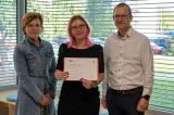 Petra Kohlová obdržela Ocenění Centra pedagogických kompetencí za reflektovanou a inovativní výuku